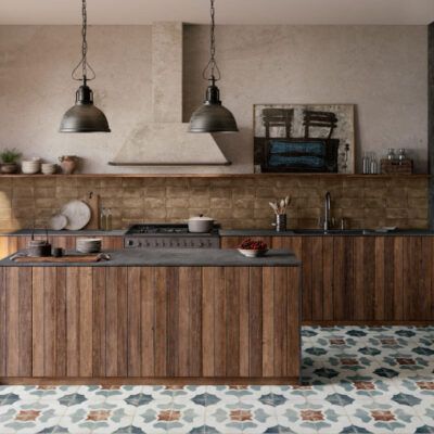 Colección FS Farfalla, Pavimentos y Revestimientos de Diseño Vintage, Azulejos Gres Porcelánicos para Cocinas y Salones.