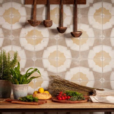Colección FS Farfalla, Pavimentos y Revestimientos de Diseño Vintage, Azulejos Gres Porcelánicos para Cocinas y Salones.