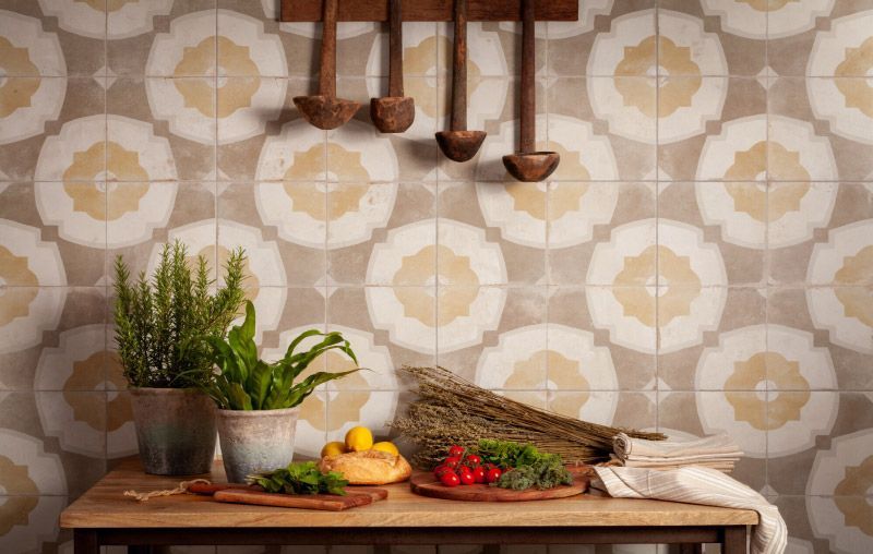 Colección FS Farfalla, Pavimentos y Revestimientos de Diseño Vintage, Azulejos Gres Porcelánicos para Cocinas y Salones.