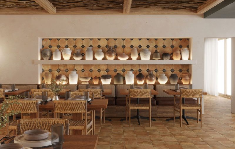 Colección FS Nonna, Pavimentos y Revestimientos de Diseño Vintage, Azulejos Gres Porcelánicos para Restaurantes.