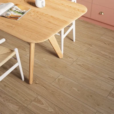 Revestimiento de madera porcelánico outlet.