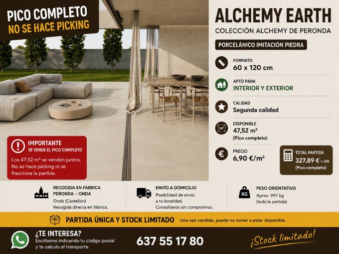 Alchemy, Segundas Calidades, Azulejos de Diseño en Oferta. Descuentos de Fábrica.