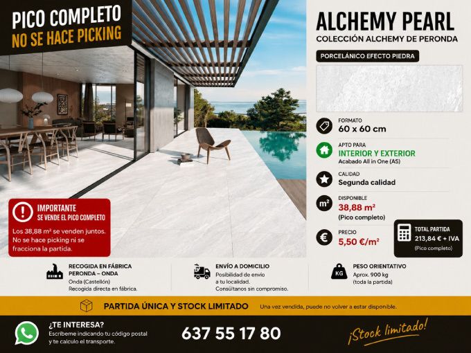 Alchemy, Segundas Calidades, Azulejos de Diseño en Oferta. Descuentos de Fábrica.