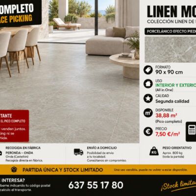 Linen Mocha, Ofertas de Fábrica, Descuentos en Azulejos de Calidad, Picos Completos